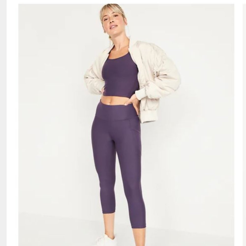 Women's Old Navy Purple Workout Set - 2X